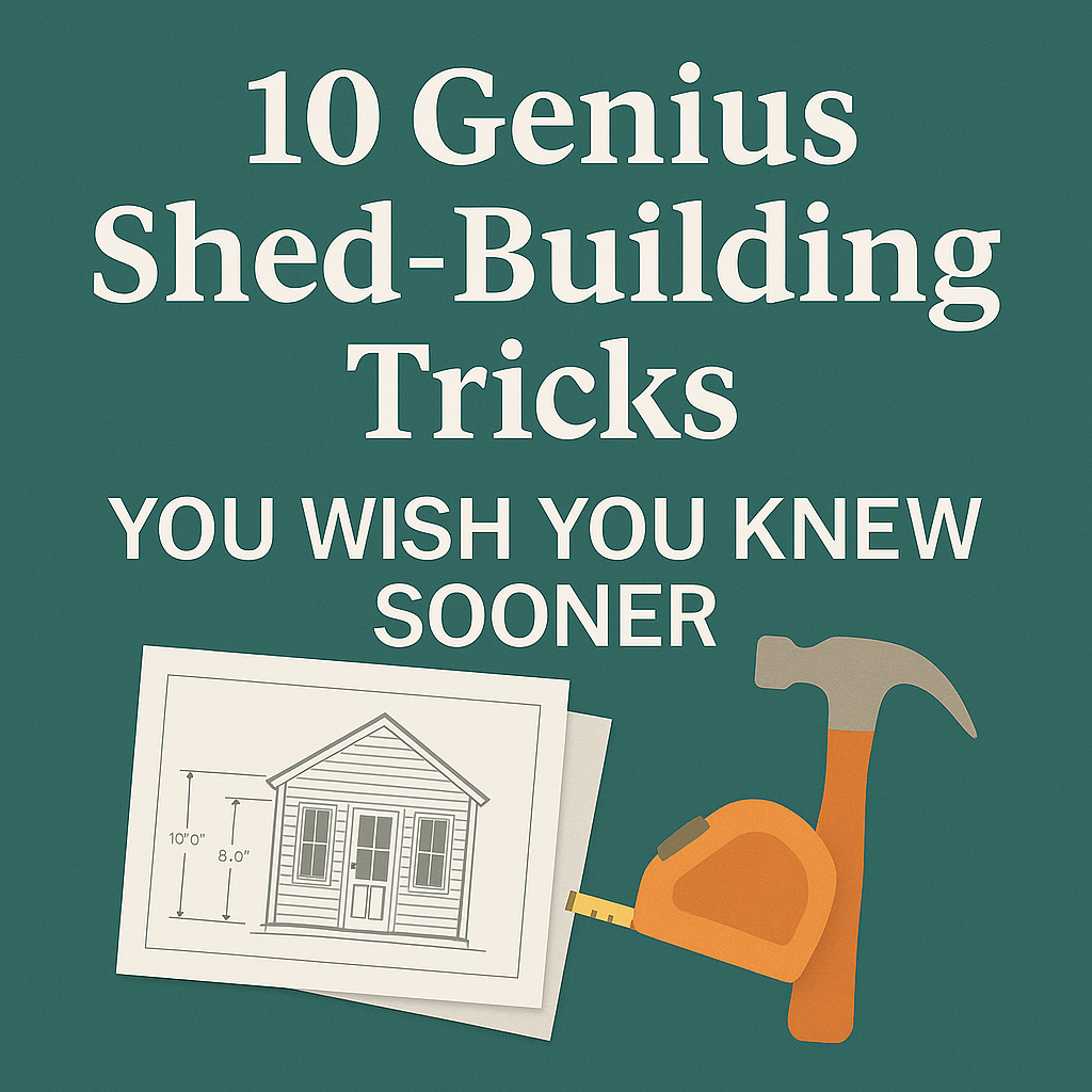 10 Genius Shed-Building Tricks You Wish You Knew Sooner