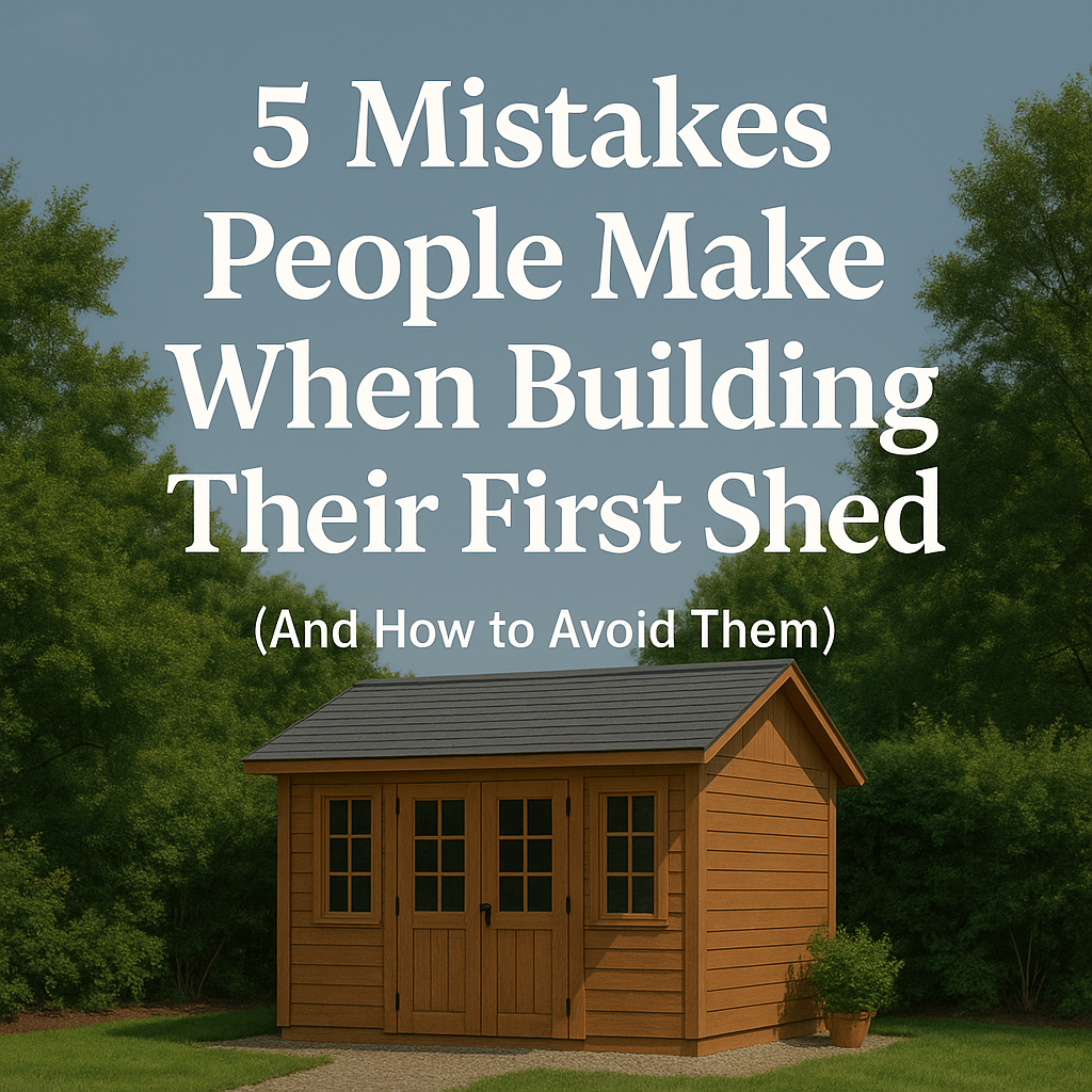5 Mistakes People Make When Building Their First Shed (And How to Avoid Them)