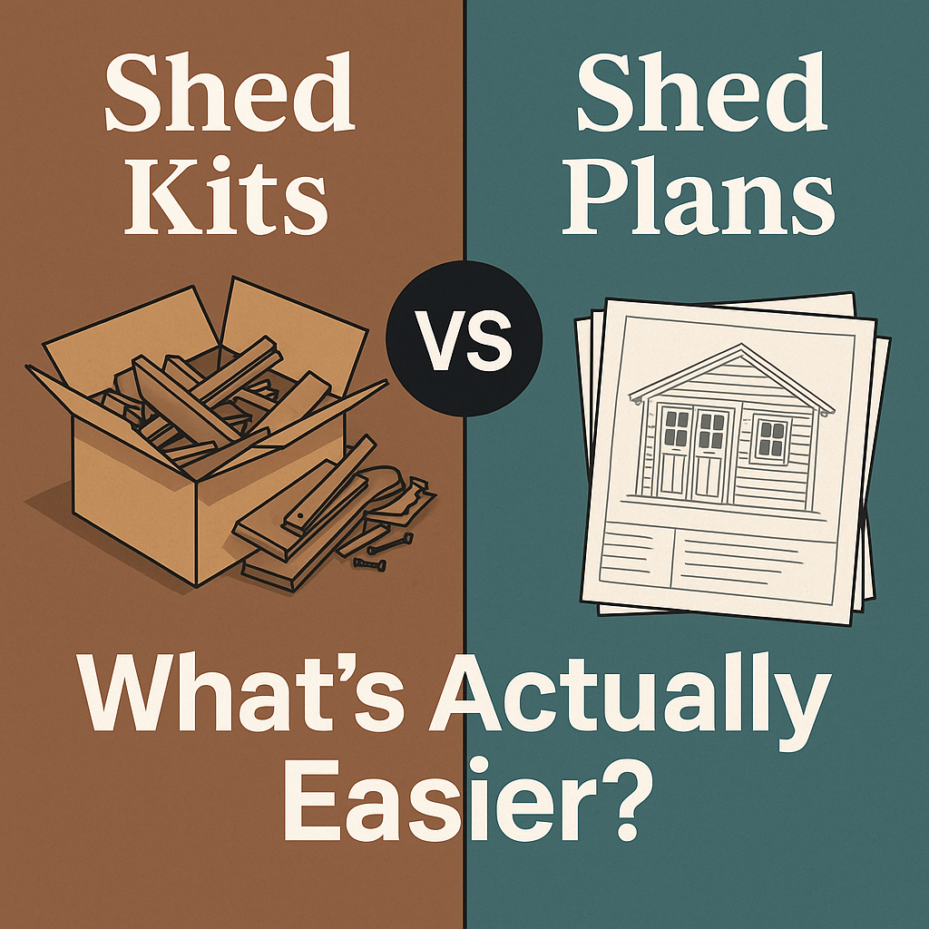 Shed Kits vs Shed Plans: What’s Actually Easier (and Smarter)?